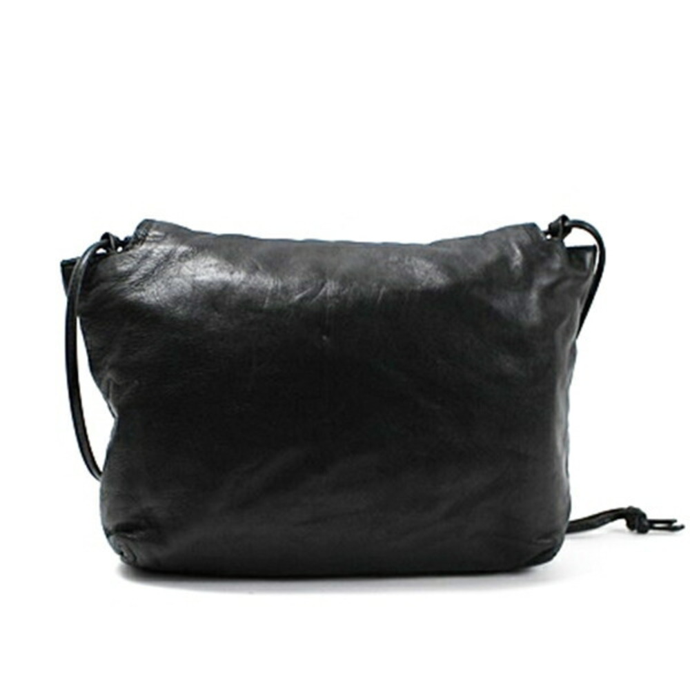 Loewe Black Crossbody Soft Bag Pochette Leather Shoulder Anagram - Picture 2 of 3